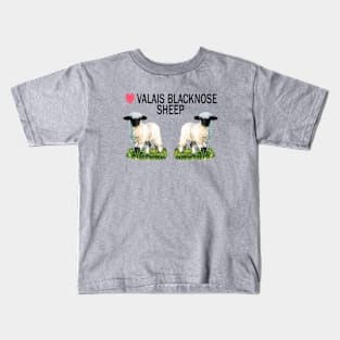 Love Valais Blacknose Sheep Kids T-Shirt